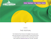 Tablet Screenshot of cheltenham-races.com